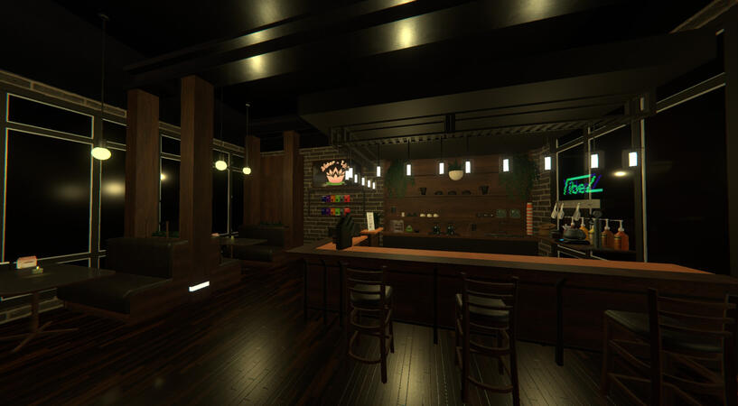 The cafe in Lotus Bay known as The Water Lily.