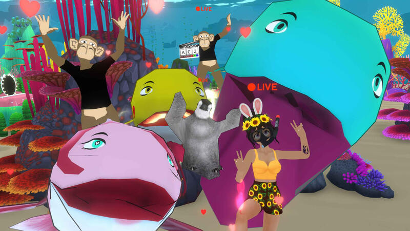 A screenshot of VBunny Go LLC's cast and crew members.